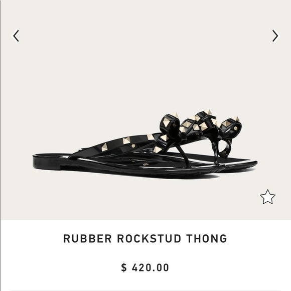Valentino Garavani Rockstud Sandals for parts as toe straps broken. - Picture 2 of 11